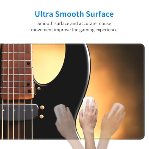 Tapis de clavier pour guitare instrumentale avec base antidérapante