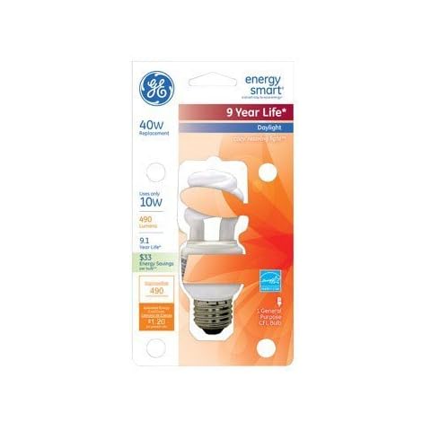 GE 40W Equivalent Spiral CFL Cover