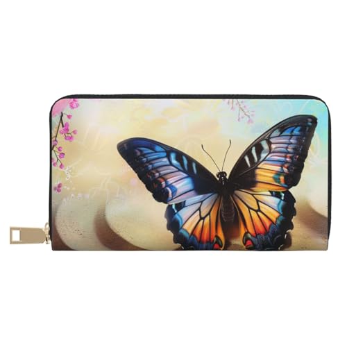 Portefeuille long cuir synthétique blanc grand format porte-monnaie et porte-cartes mixte
