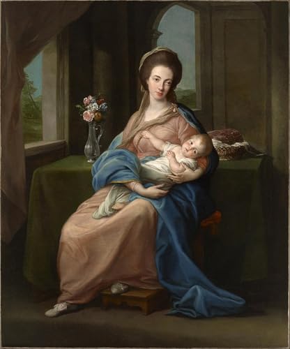 Tableau la marquise de Headfort par Batoni : affiche d'art pour décoration de chambre chic