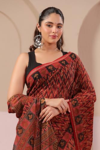 Image of TAMAIRA FASHION Mulmul Pure Cotton Saree For Woman |Office Wear Daily Wear Daily Wear Sarees For Women Without Blouse Piece(Available in 12 Colours)