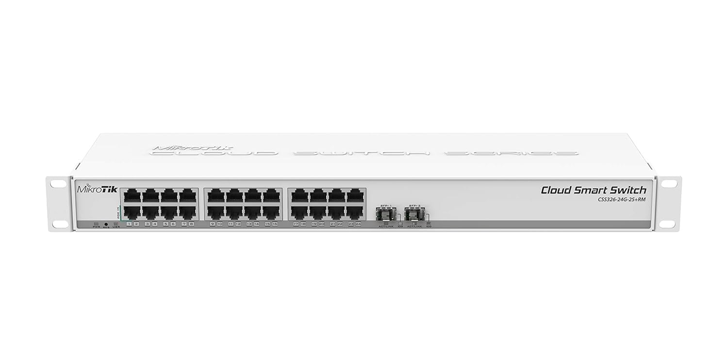 CSS326-24G-2S+RM 24 Port Gigabit Ethernet Switch with Two SFP+ Ports, Rackmount Compatible with Mikrotik-image-33