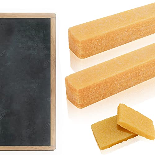 VCRANONR 4PCS Bloque para Limpiar Lija, Limpiador de Lijas, Goma para Limpieza de Lija, Sirve para Limpiar la Lija de la Lijadora de Banda y Skate, para Prolongar la Vida Útil de las Lijas (Amarillo) Cover