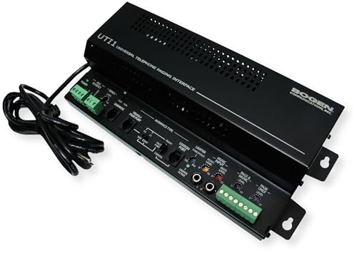Interface téléphonique universelle Bogen UTI1 avec adaptateur de pagination 24V
