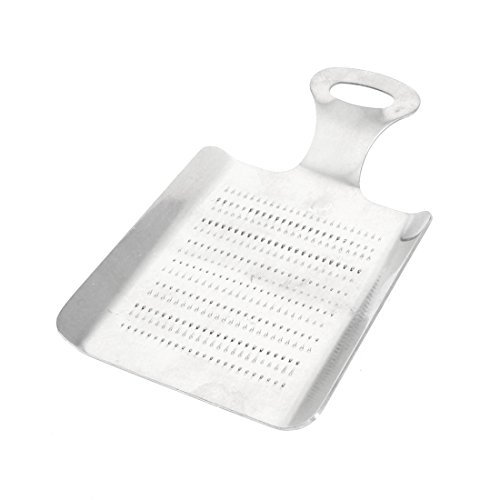 Home Kitchen Sliver Tone Stainless Steel Ginger Garlic Grater Amazon.in
