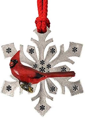 Cardinal Christmas Bird Ornaments,Hand Painted BP105SF, Topper, Decorative Birds, Made in America image 3