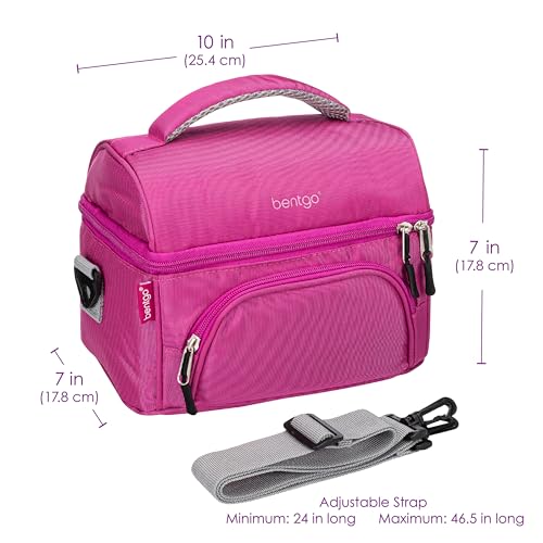 Image of Bentgo Deluxe Insulated Lunch Bag with Adjustable Strap & Outer Pocket