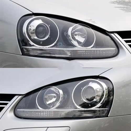 Coque transparente pour phare VW Rabbit 2006-2009 verre avant de rechange