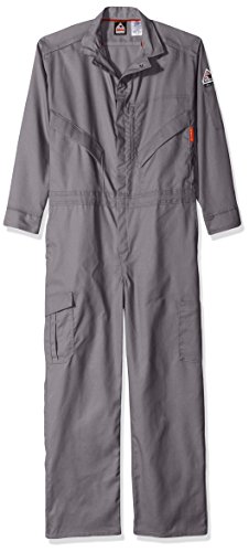 Bulwark Men's Iq Series Endurance Coverall, Grey, 38