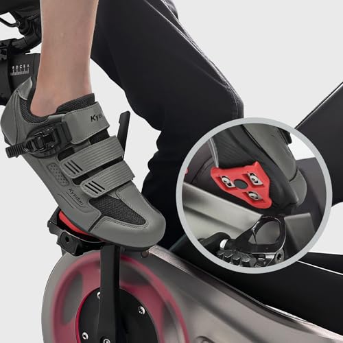 Image of Unisex Cycling Shoes Compatible with Peloton Bike Shoes Indoor Clip in Peleton Road Bike Riding Racing Biking Shoes with Delta Cleats for Mens Womens Indoor Outdoor Bike Pedal