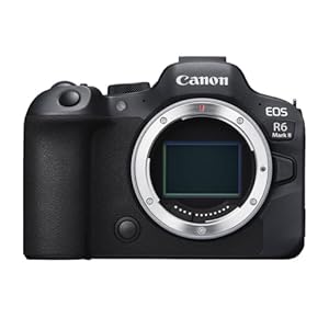 Canon EOS R6 Mark II Mirrorless Camera (Body Only), Full-Frame Hybrid Camera, 24.2 Megapixel CMOS Sensor, Photo and Video Capabilities, Black
