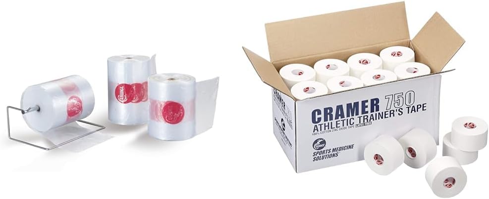 Cramer Small Ice Bags for Injuries & Cramer Tape Underwrap