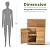 TAKUKA Outdoor Storage Cabinet with 2 Shelves, Wooden Garden Shed with Double Doors& Waterproof Roof?Outside Utility Tool Organizer for Garden Farm Backyard