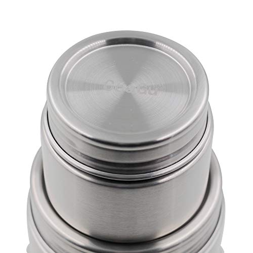 Coagu 8Oz Coffee Canisters: Premium 18/8 Stainless Steel Containers Perfect For Children's Lunches, Tea, Sugar, Coffee Storage, And Candy #TOP4