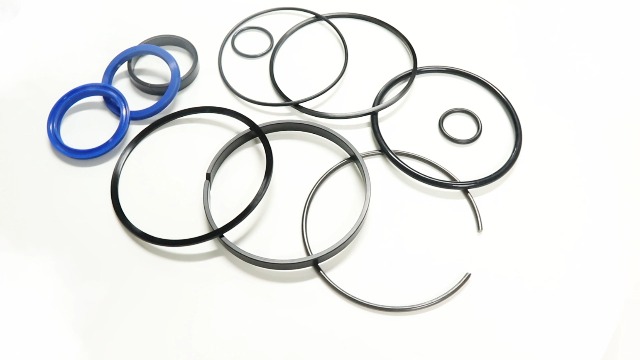 Image of Hydraulic Log Splitter Cylinder Rebuild Seal Kit for 4.0 inch Bore x 1.75 inch Rod | Universal Hydraulic Cylinder Tools, Fit 22-Ton Log Splitter, Compatibility Huskee, County Line, Dirty Hand Tools Etc