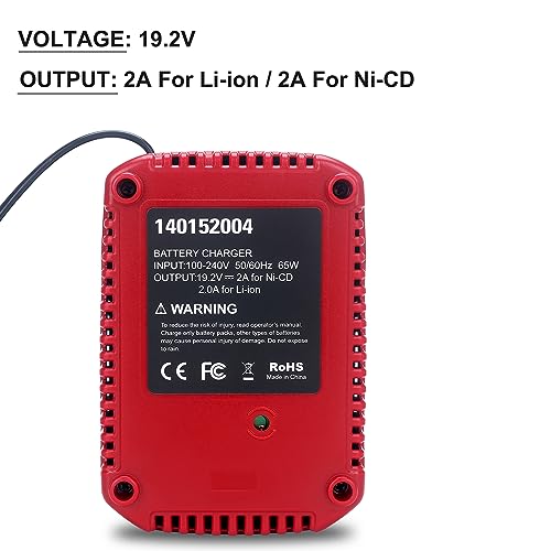 Gonocop 4B9721F0-CDFB-4B7F-A0F7-C50B8135B8FD 19.2V C3 Charger Replacement For Craftsman 19.2 Volt Lithium-Ion & Ni-Cad Battery Charger 140152004 Diehard Xcp Battery 1425301 1323903 130279005 11375 11376 315.Pp2011 thumb #6