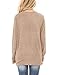 SimpleFun Womens Long Sleeve Tops Dressy Casual Twist Knot Sweater V-Neck Fall Shirts 2025 Trendy Beige XL