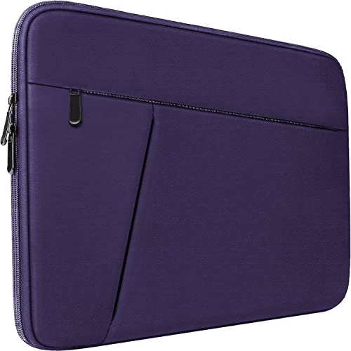Laptop Case Bag 15.6 inch, Shockproof Protective Computer Carrying Cover with Front Pocket, Briefcase Handbags Laptop Sleeve for 15.6 inch HP, Dell, Acer, Asus, Notebook, Purple