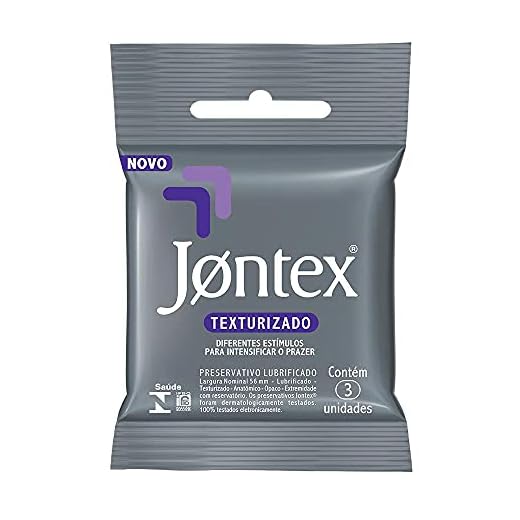 Preservativo Camisinha Jontex Texturizado - 3 Unidades