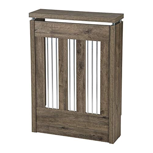 TOP KIT | Cubre radiador Cristian 3061 Medidas exterior 60 x 83,5 x 18,5 | Medidas Interior 54,5 x 81 x 15 cm | Cubreradiador moderno | Roble Puccini