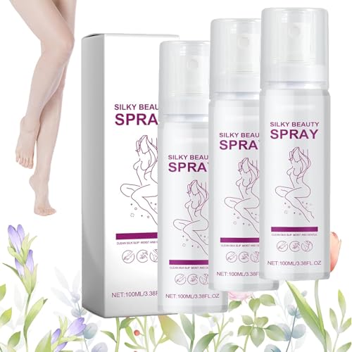 MavChanolia Spray depilatorio Silky Beauty Natural,Spray depilatorio instantáneo para Hombres y Mujeres,Spray de Espuma depilatoria no Estimulante,Apto para Axilas, Pecho, Espalda, piernas y Brazos