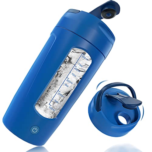 Genteen Blender Bottles, Protein Shaker Bottle for Protein Mixes USB-Rechargeable Powerful Electric...