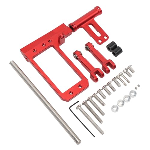 Support de Servo RC 1/10 Corrige le Flou de Direction Chenilles VP F10 Rouge