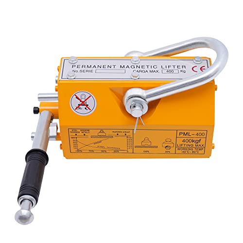DNYSYSJ - Lifting Magnets Magnetic Lifter 660LBS - 4400LBS Metal Lifting Magnet with Release Steel Magnetic Lifter for Steel Plates 丨Blocks丨Magnetic Materials (880lbs) - Thumbnail 3