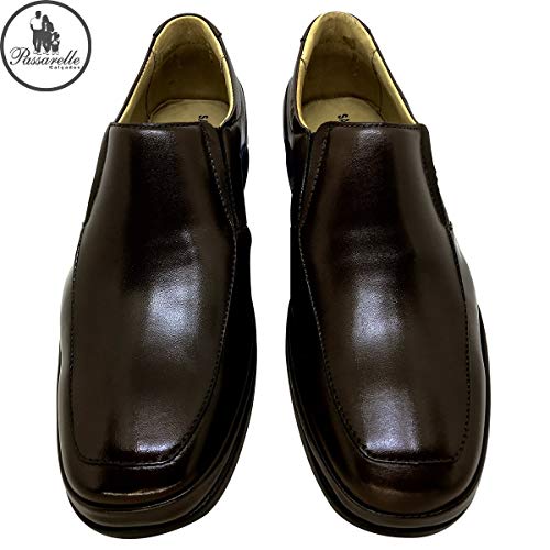 Sapato Social Masculino Sapatoterapia New York Conforto Com Elásticos Laterais Super Comfort Couro 3