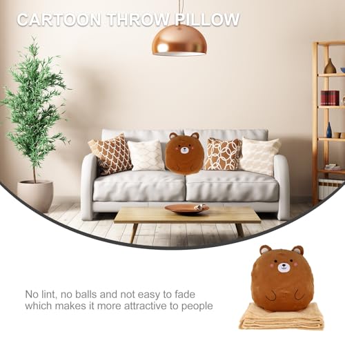Couverture en coton marron BESTYASH jeté de canapé polyvalent