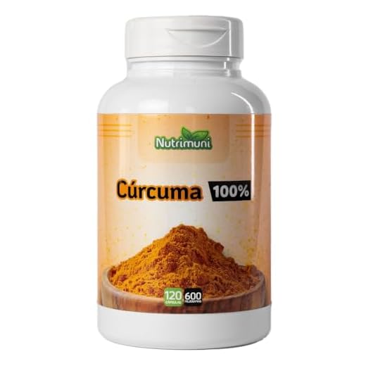 Cúrcuma Pura 120 Cápsulas Gelatina De 600mg (120)