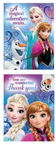 Frozen Birthday Party Supplies - 24 Party Invitations And 24 Thank You Notes #TOP1