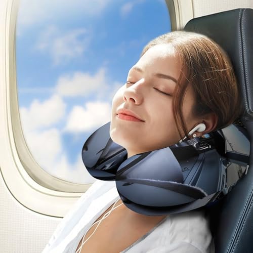 Almohada de viaje espuma viscoelástica tamaño único miniatura 3