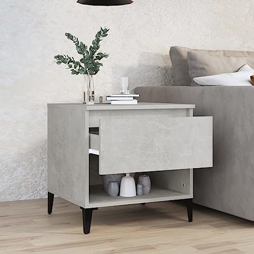 Table d'appoint de style industriel moderne pour salon et chambre - 4