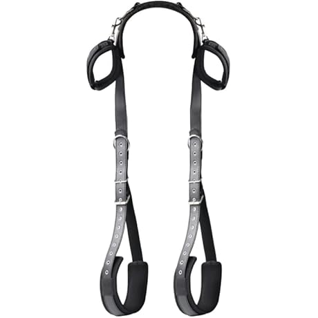 Sex Bondage BDSM Kit: Neck to Thigh/Leg Restraints Set