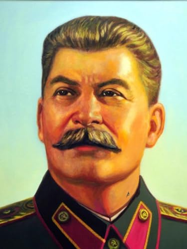 Estatua de mármol de busto de Stalin 11 cm miniatura 6