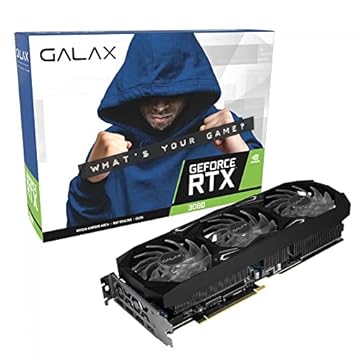Galax Placa de Vídeo - GeForce RTX 3080 Serious Gaming, 10GB, LHR, RGB, DLSS, Ray Tracing, 38NWM3MD99RG