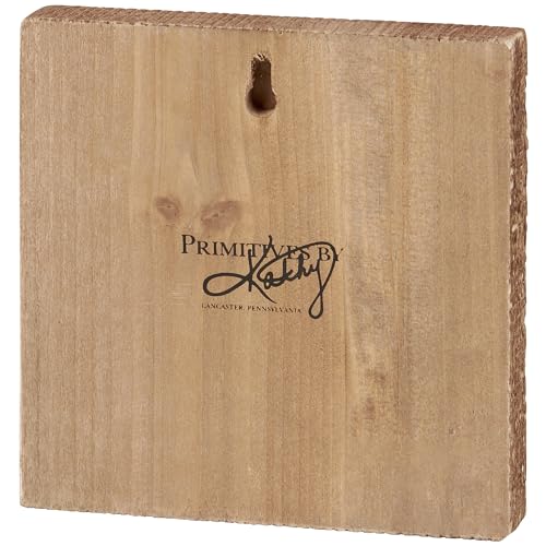 Image of Primitives by Kathy Cardinal Couple Block Sign