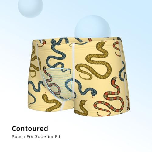 Boys' Cotton Boxer Brief Soft Underwear-Various Snake4