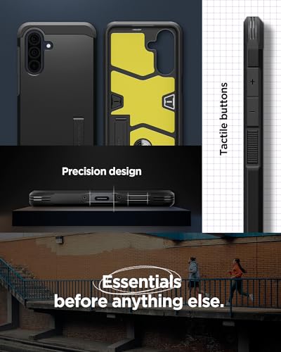 Spigen for Galaxy A36 5G Case, Tough Armor [Kickstand] [Military-Grade Protection] - Black