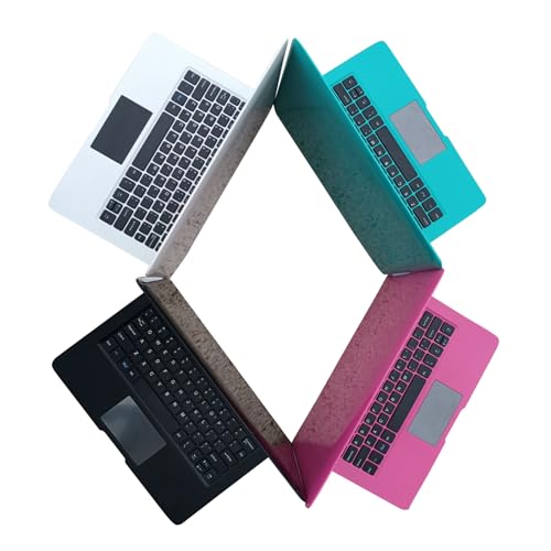 Image of Laptop Computer Mini 10 Inch Quad Core Powered by Android 12 Netbook 64GB Small Computer with WiFi Webcam Bluetooth,Charger Mouse Included,Suitable for Children and Students, 4 Color Options (Blue)