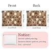 Rustic Kitchen Makeup Bag, Brown Kitchenware Design Cosmetic Pouch for Women, Portable Canvas Zipper Toiletry Organizer 7x9 Inch #1