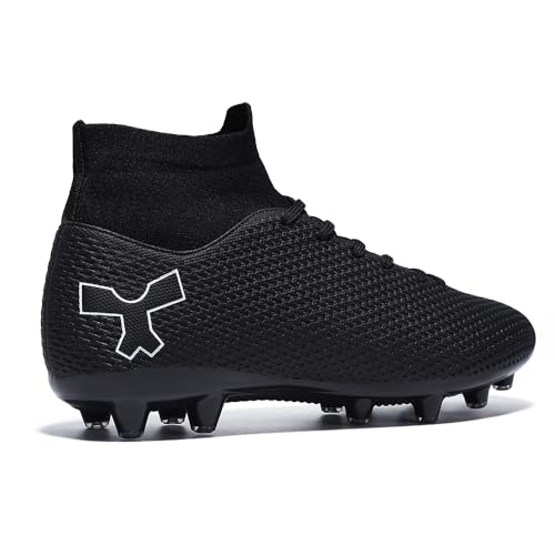 Men's Soccer Cleats Football Cleats for Mens Big Boys High-Top Spikes Shoes for Youth Professional Training Turf Indoor Outdoor Sneaker3
