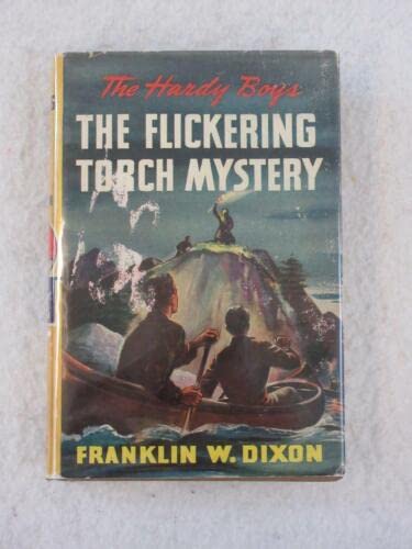 Rare Franklin Dixon THE FLICKERING TORCH MYSTER... B0BGYS6382 Book Cover
