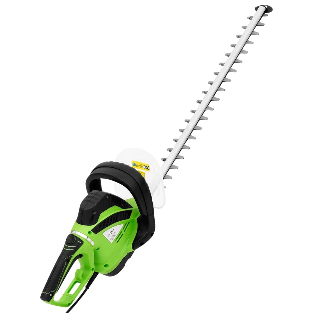Elektryczne nożyce do żywopłotu, 61 cm, 750 W, 610 mm, długość cięcia, regulowany kąt uchwytu, przycinarka do żywopłotu, do pielęgnacji krzewów, ogrodu, z kablem sieciowym