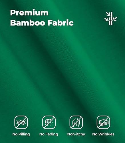 Image of NACHILA Women's Bamboo Viscose Pajama Sets Summer Cooling Short Sleeve Capri Soft Pjs Night Sweats Moisture Wicking Sleepwear