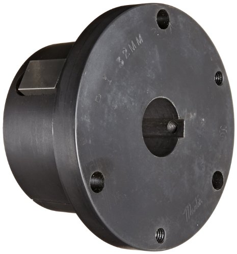 Martin R1 32MM MST Bushing, Ductile Iron, Metric, 32 mm Bore, 101.6 mm OD, 73.15 mm Length