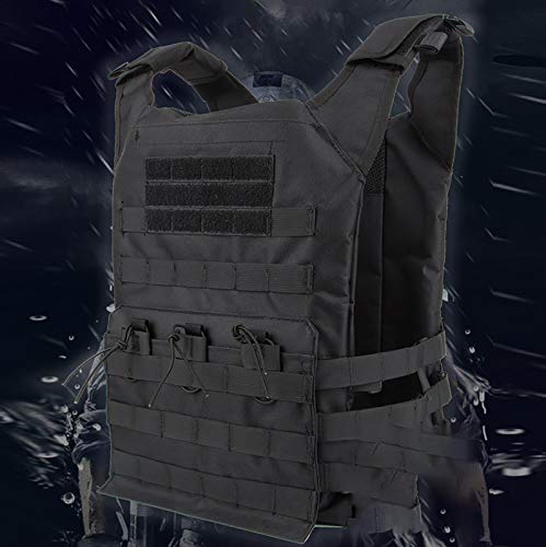 Kidybell Tactical Molle Vest Breathable Combat Training Vest 1000D Oxford Cloth Outdoor Hunting Air Soft Vest Sports Equipment Weight-Bearing Shoulder Strap Vest #TOP2