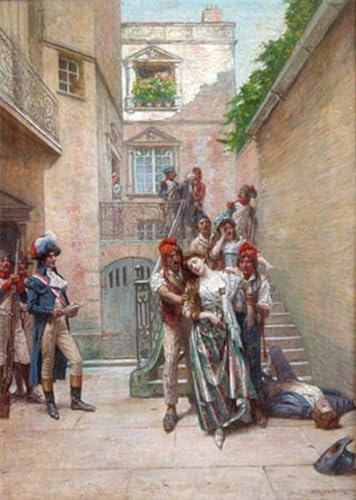 Cuadro en lienzo Une Arrestion de Adrien Moreau para decorar tu dormitorio con elegancia