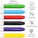 Lebze Jumbo Crayons for Toddlers, 6 Colors Washable Crayons, Easy to Hold Silky Large Crayon for Babies and Children, Safe Non Toxic